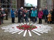 Fragments of Red: Melrose Abbey